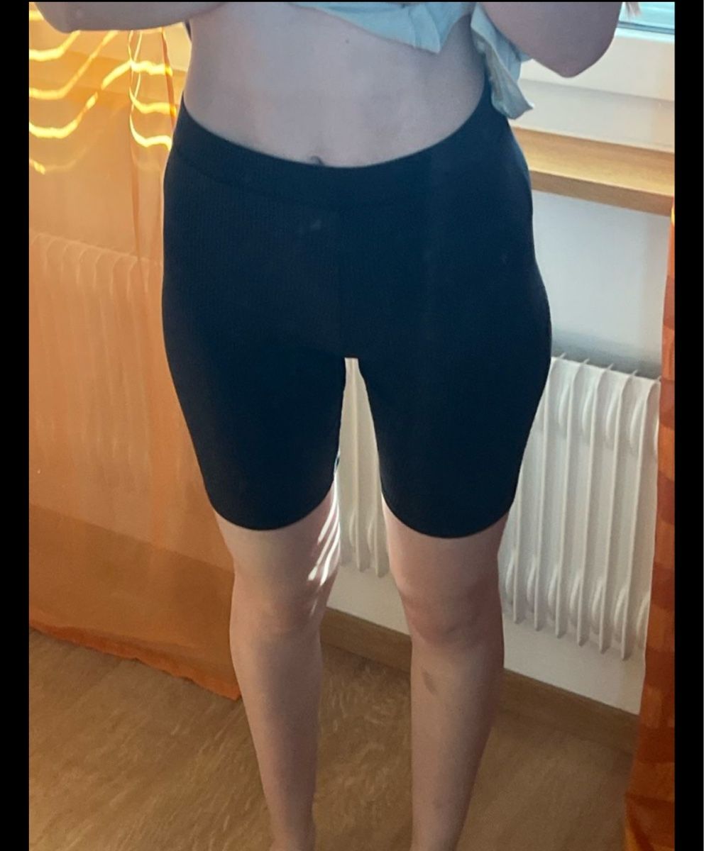 Pantaloni: Schwarze Radlerhose – Nuovo (secondo la descrizione) da Zollikofen venduto da yar_s59v