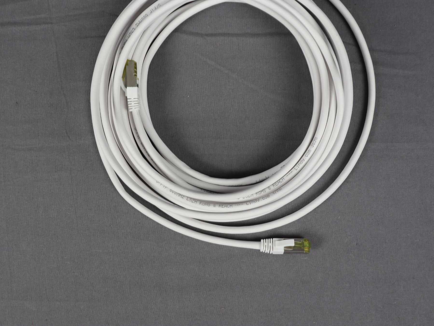 Kabel: LINDY Cable 7.5m CAT.6A PLUG CAT.7 RAW – Neu (gemäss Beschreibung) aus Steinen von Restwert_Steinen 2