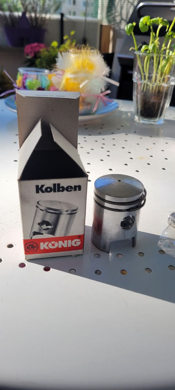Puch Motori: Elko König Original Kolben – Nuovo e nell'imballaggio originale da Adlikon b.Regensdf venduto da fatbob50 1