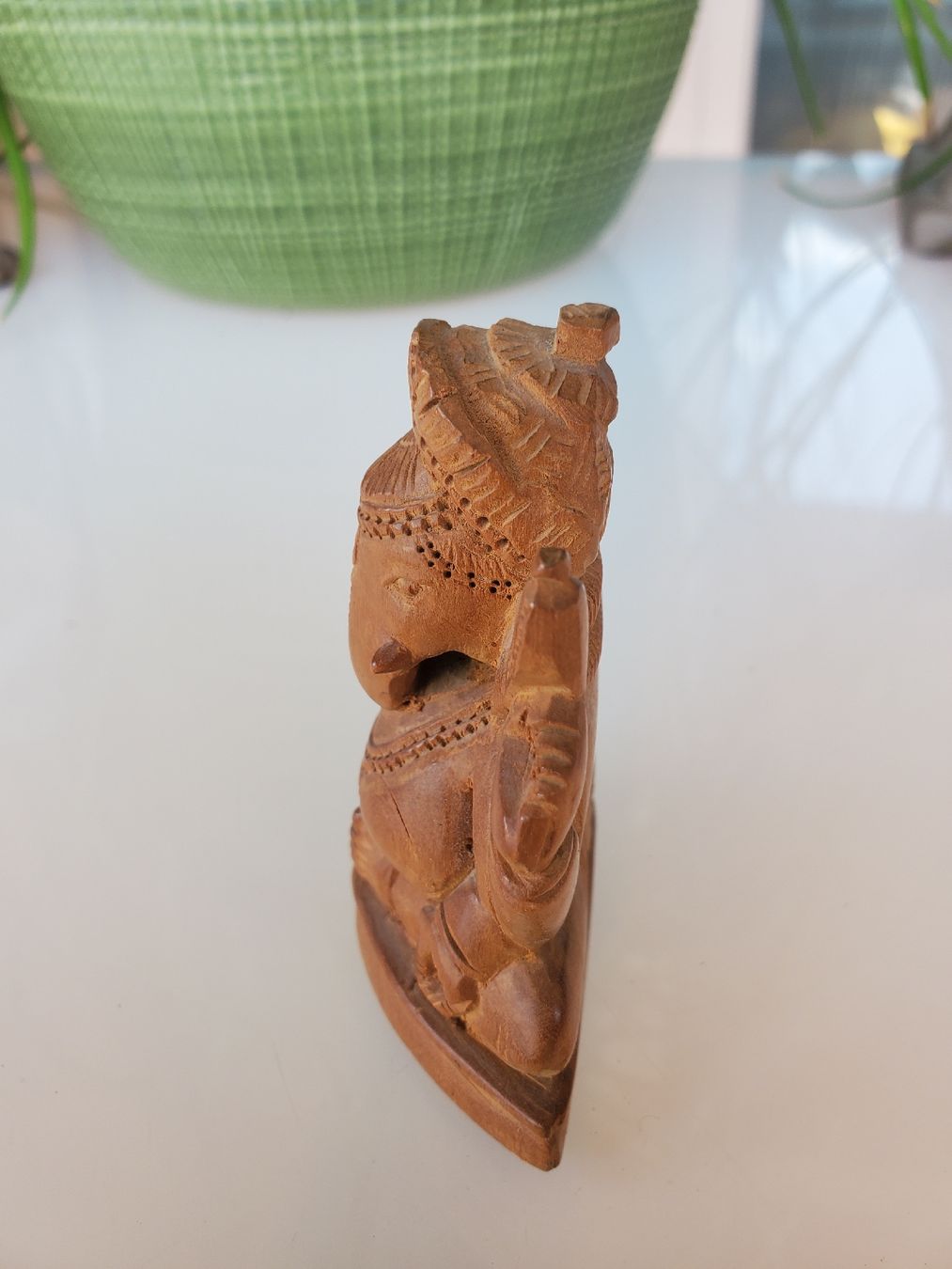 Statuette: Holzschnitzerei Ganesha Figur  – Usato da Frauenfeld venduto da BeneFull 3