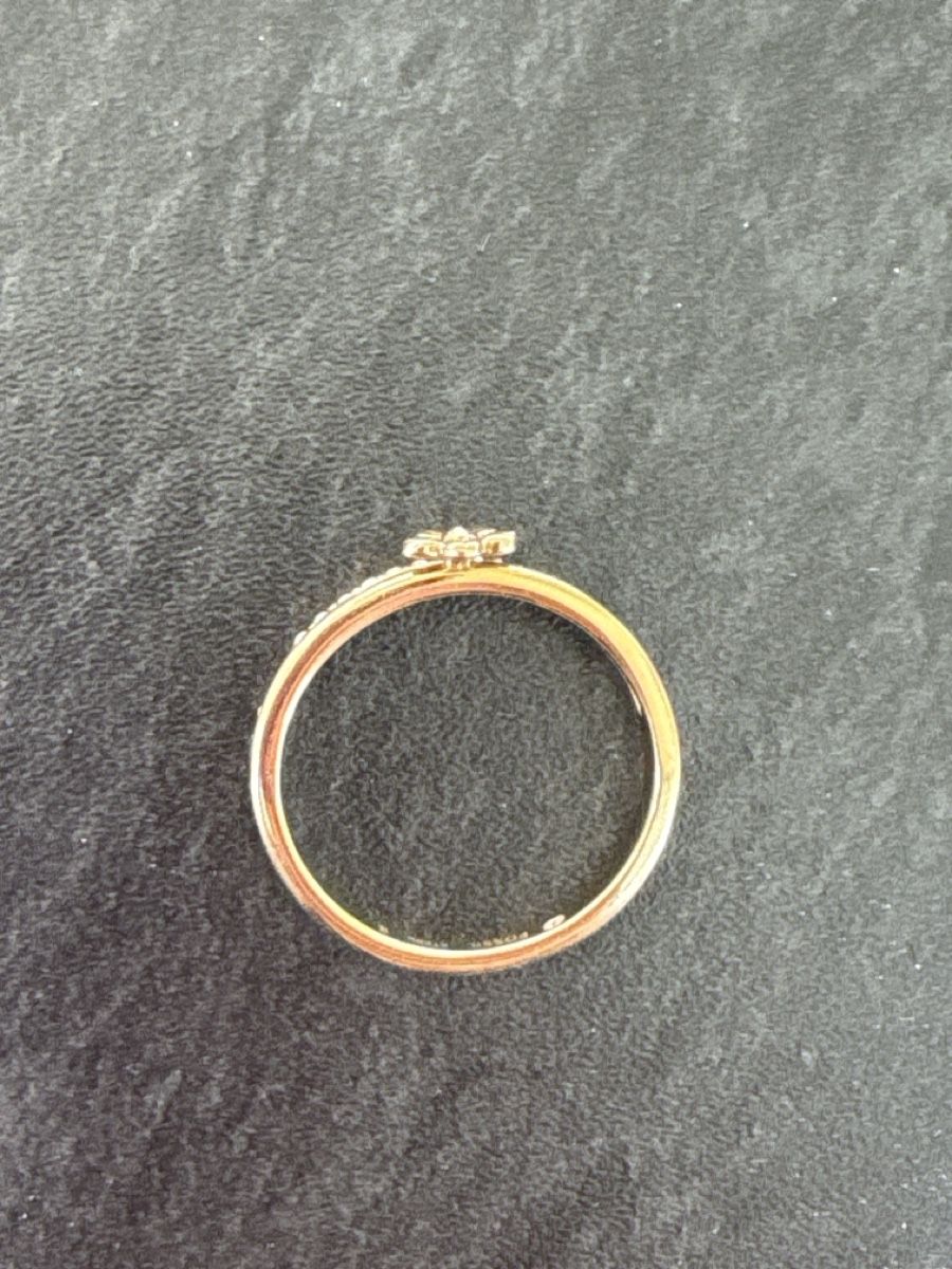 Fossil Anelli: Fossil Damenring, goldfarben mit Blümchen - Grösse 56 – Nuovo (secondo la descrizione) da Volketswil venduto da Jenni1996 3