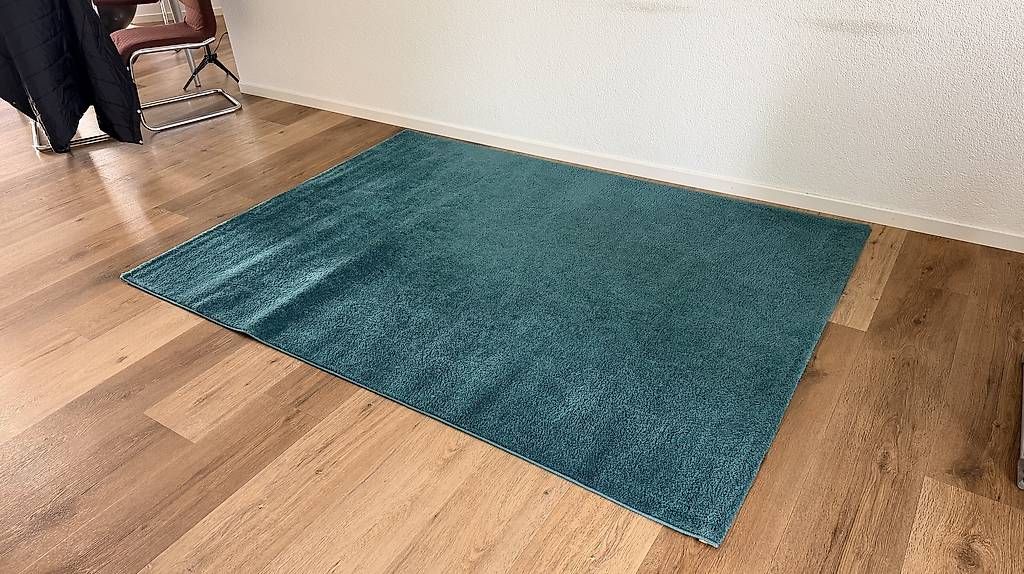 Tappeti: Grünblauer Teppich / Rug / Bodenläufer – Usato da Hünenberg See venduto da Sandra.12