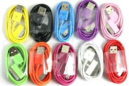bunte iPad iPhone Ladekabel - USB Kabel 1m, Preis pro Stück