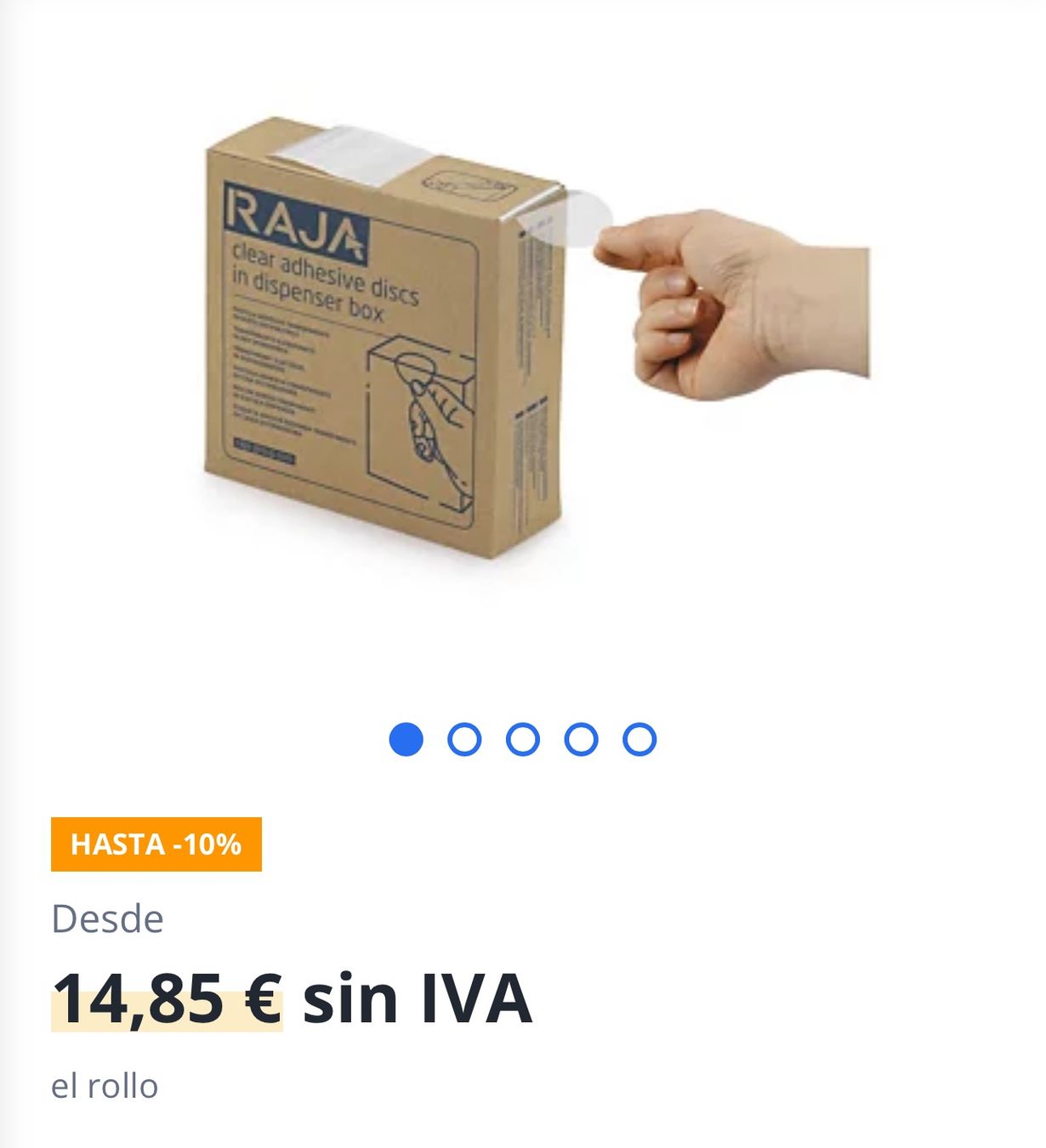 Sticker: 10 Stk. neue transparente Klebepunkte Box – Nuovo e nell'imballaggio originale da Necker venduto da liq24 1