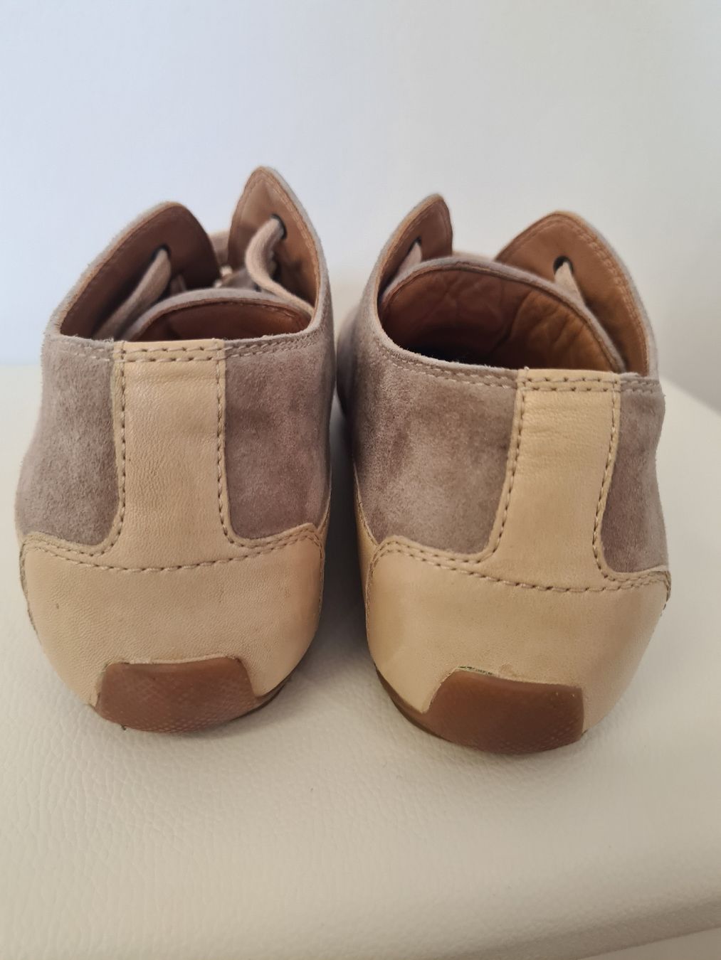 Cooper Scarpe da donna: Candice Cooper Lederschuhe Beige/Grau,  39 – Usato da Adligenswil venduto da FriedasWelt 3