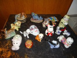 Verschiedene für Flohmarkt Figuren aus Hausräumungen