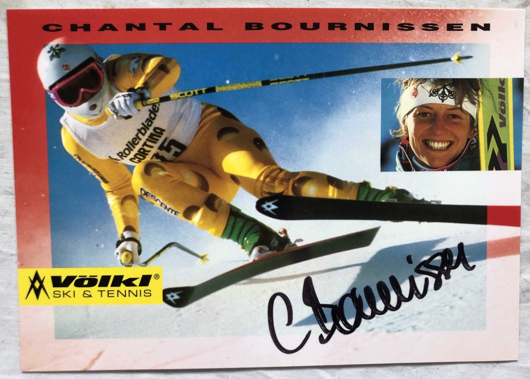 Autografi: Orig. Autogramm - CHANTAL BOURNISSEN – Usato da Schaffhausen venduto da durruti