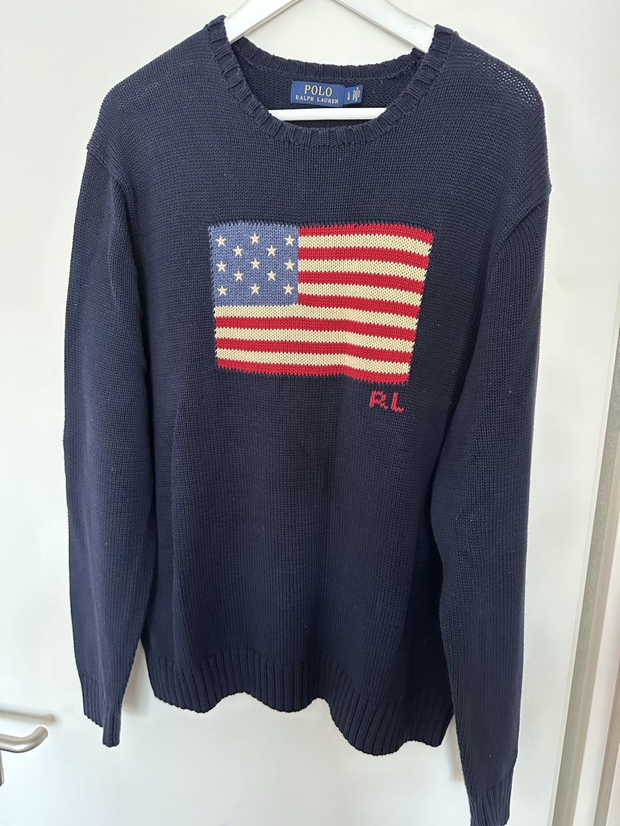 Ralph Lauren Pullover & Sweatshirts: RALPH LAUREN FLAGG PULLOVER-L-MARINE BLAU-NEU – Neu (gemäss Beschreibung) aus Baar von hasenfrau15 2