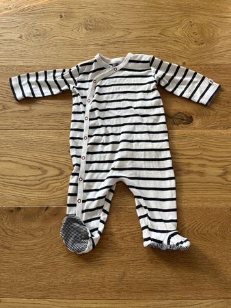 Baby Strampler gestreift Grösse 67 petit bateau