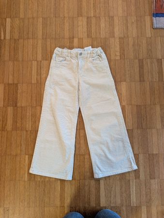 H&M Cordhose weiss Grösse 116