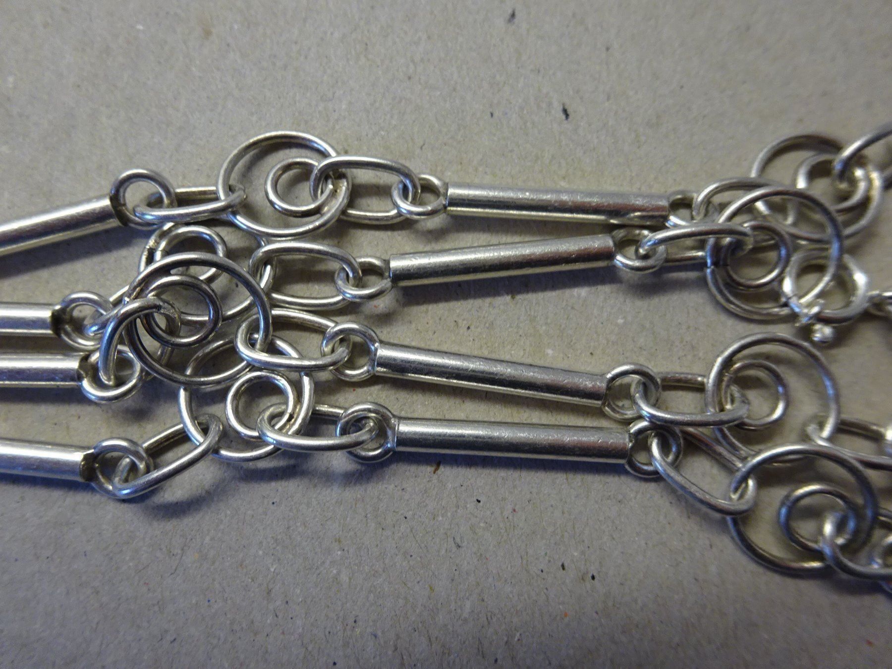 Catenine: Interessante Kette - 925 Silber – Usato da Esslingen venduto da eintagammeer 1