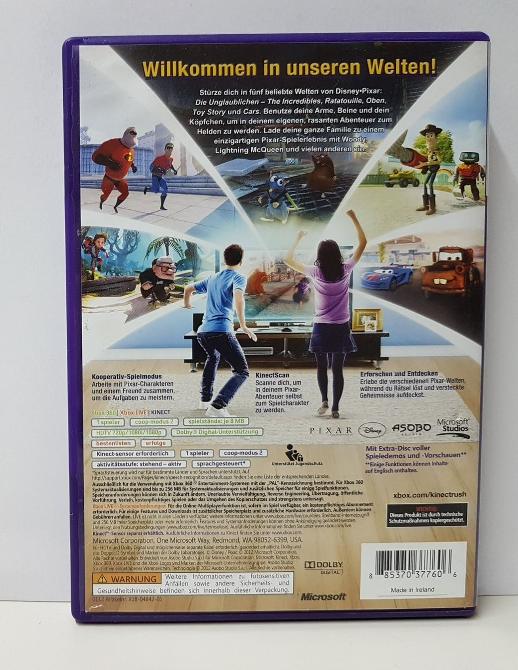 Microsoft Giochi: Kinect Rush Ein Abenteuer Disney Pixar   Xb360 – Usato da Schüpfheim venduto da Games_Spielkonsolen 2