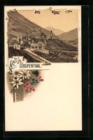 Litho Hospenthal, Generalansicht mit Geb
