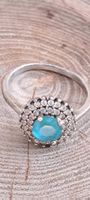 💖Silber Ring 925er mit einem Topas Edelstein💖