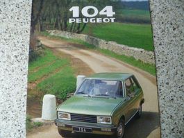 Peugeot 104 Prospekt 1979