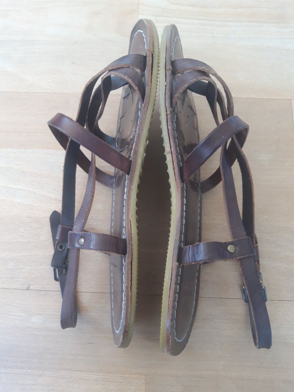 Scarpe da donna: Römer Riemen Sandallen Navyboot Leder Boho Ethno – Usato da Feuerthalen venduto da tanatha_st 3