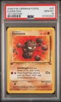 PSA 10 Kleinstein Fossil 1.Edition 47/62 Deutsch