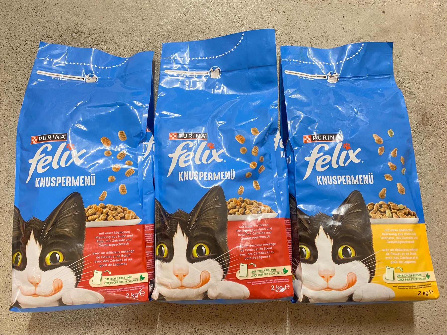 Futter: Felix Knuspermenü Katzenfutter 3x2kg – Neu und originalverpackt aus Rotkreuz von mar_7cfz