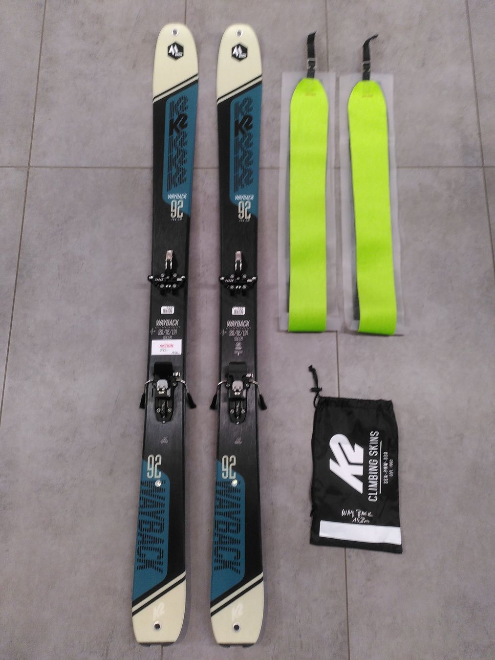 K2 Sci: Skitourenset Wayback 92 153cm – Nuovo e nell'imballaggio originale da Scuol venduto da Marco-Sport-Scuol