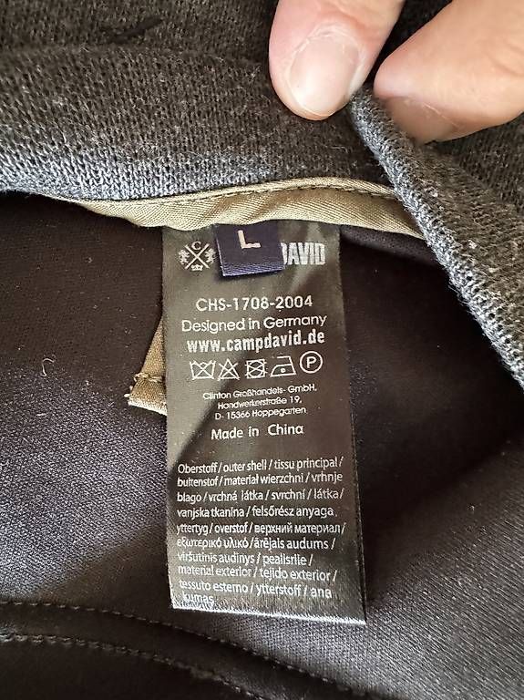 Cappotti: Camp David Herren Mantel / Jacke Grösse L grau – Usato da Unterentfelden venduto da Mr.Dox 3
