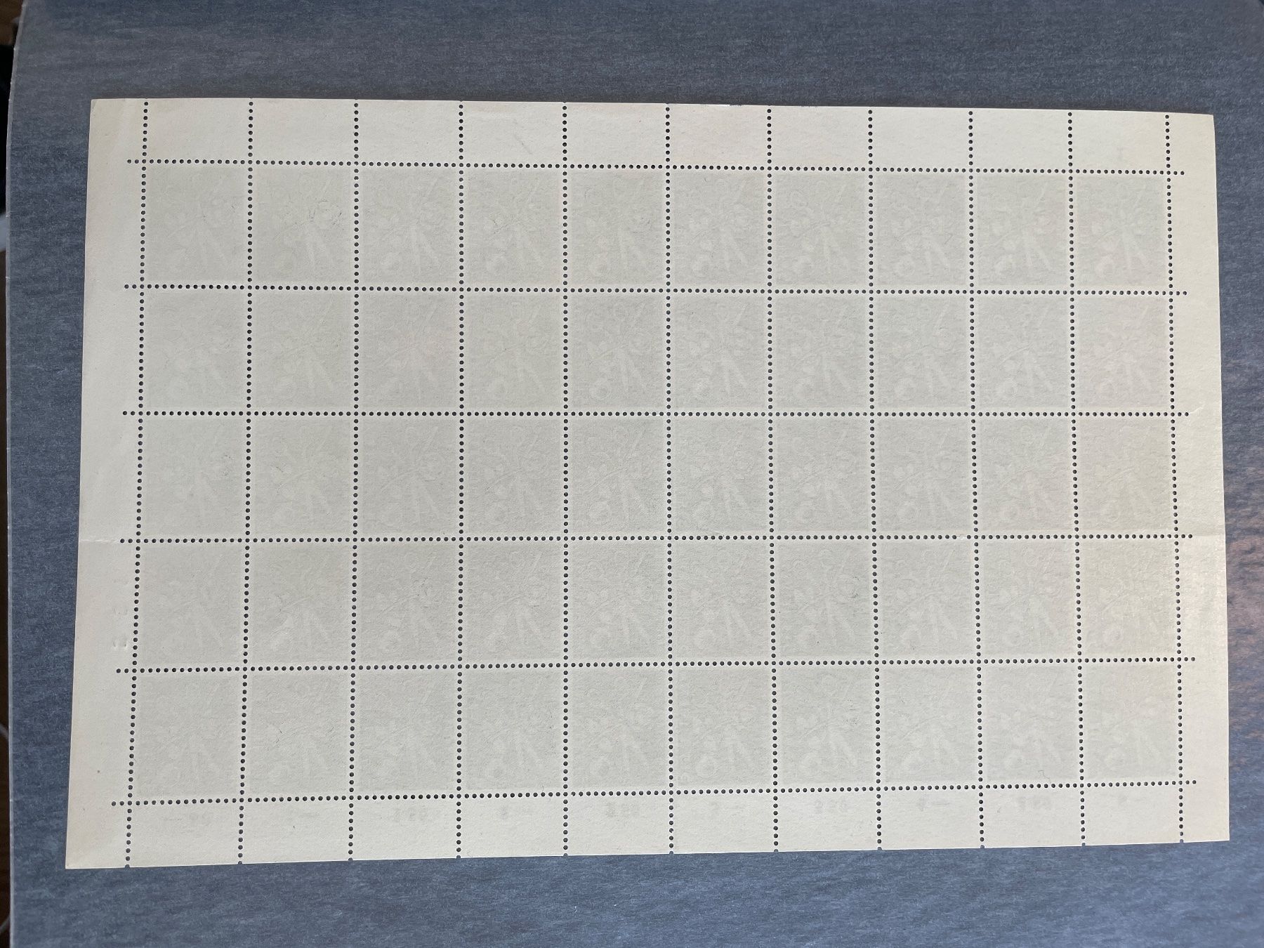 Alle Briefmarken: Znr B76** Bogen mit viel kleine Abart – Gebraucht aus Muri AG von Briefmarke-Schweiz 1