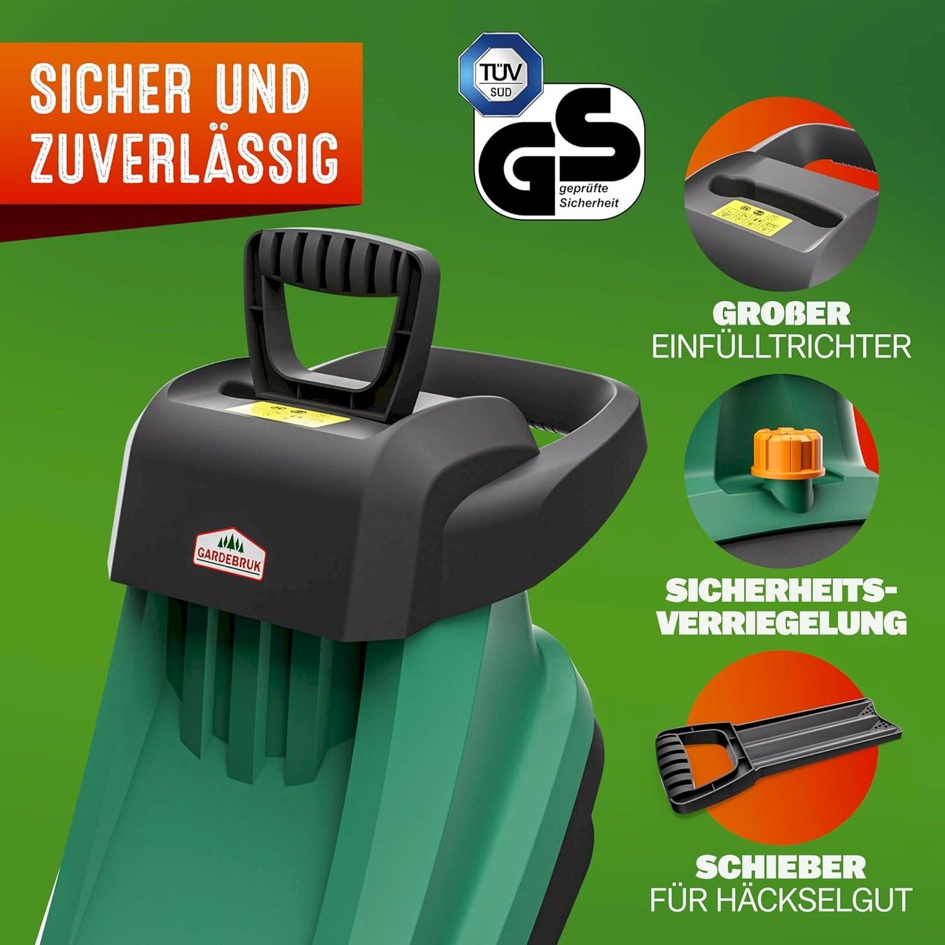 Trinciatrici: GARDEBRUK Messerhäcksler 3100 W – Nuovo e nell'imballaggio originale da Bottighofen venduto da zaap 2