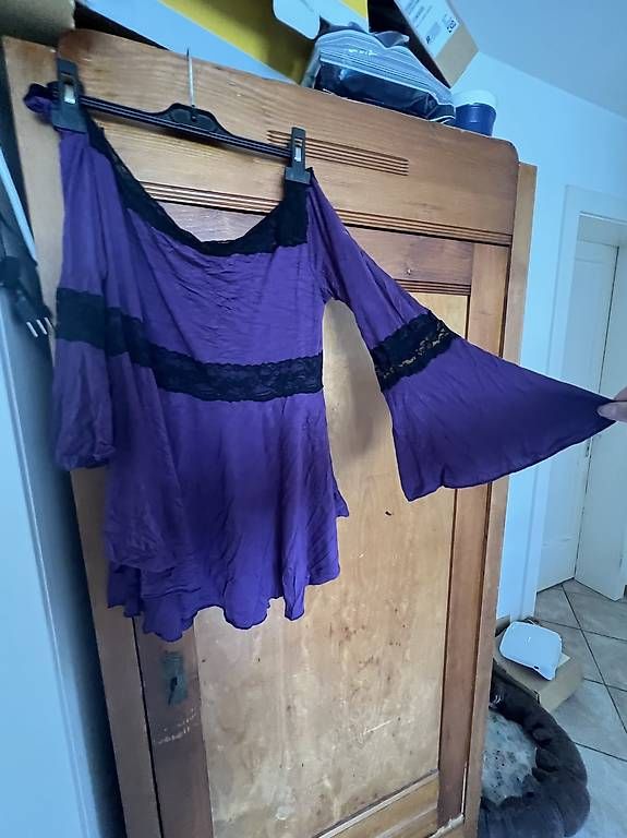 Tuniche: Haut robe tailles longues violettes – Usato da Vevey venduto da golden_ratio 1