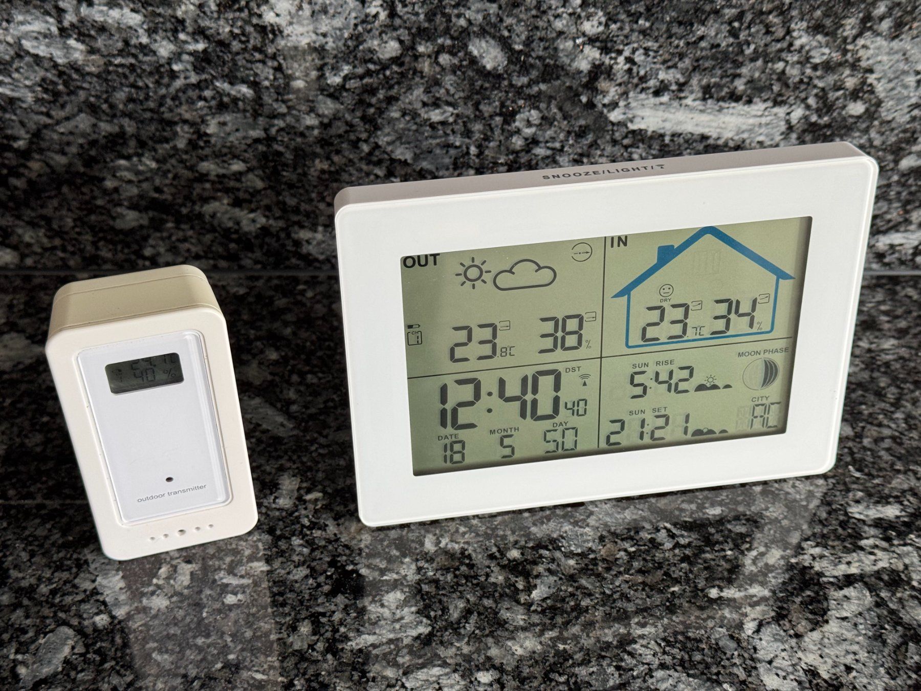 Sonstiges für Haushalt & Wohnen: Digitale Wetterstation Globaltronics GT-WS-20 – Gebraucht aus Dübendorf von Digitalxs