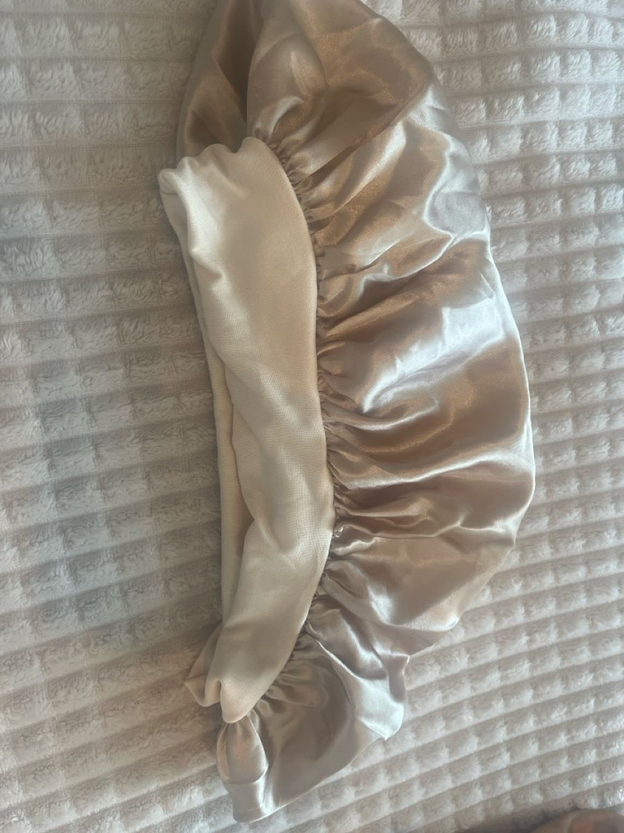 Altro per la cura del corpo: Satin Schlafhaube beige  – Nuovo (secondo la descrizione) da Arch venduto da sibylle.anne 3