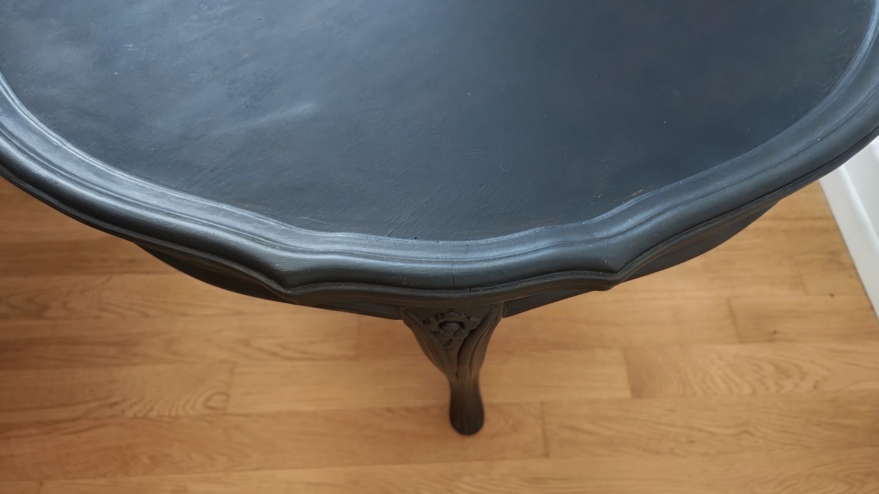 Tavoli: Table basse style Louis XV sculpté noir – Usato da Fribourg venduto da cov_5s7x 5