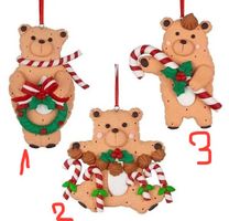 Baumschmuck Weihnachts Bären 11cm