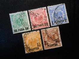DR Mi 6c/7d/8d/9b/10c  Türkei  Mi 64,50€