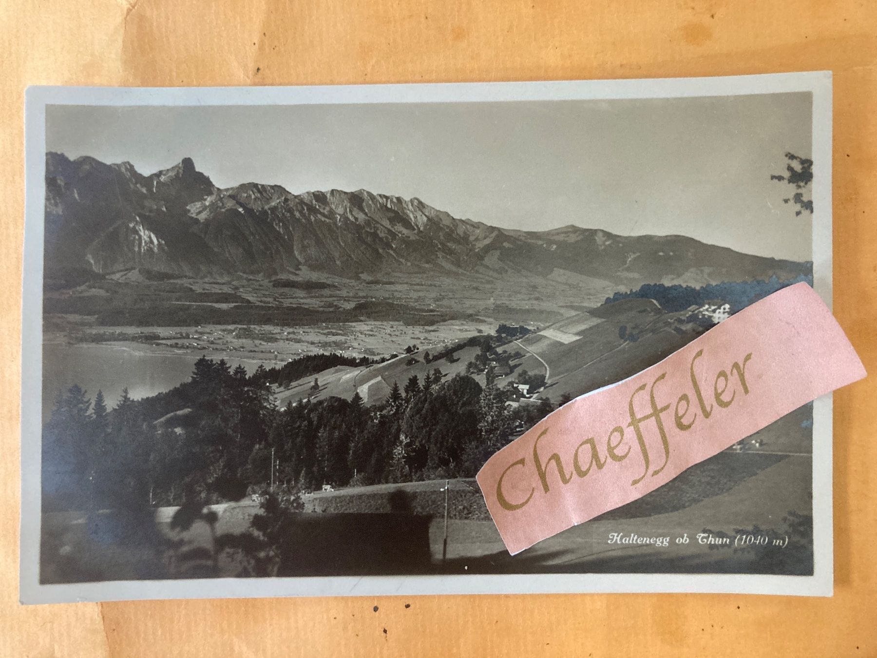 Cartoline postali: 1936 Haltenegg ob Thun – Usato da Zürich venduto da Chaeffeler