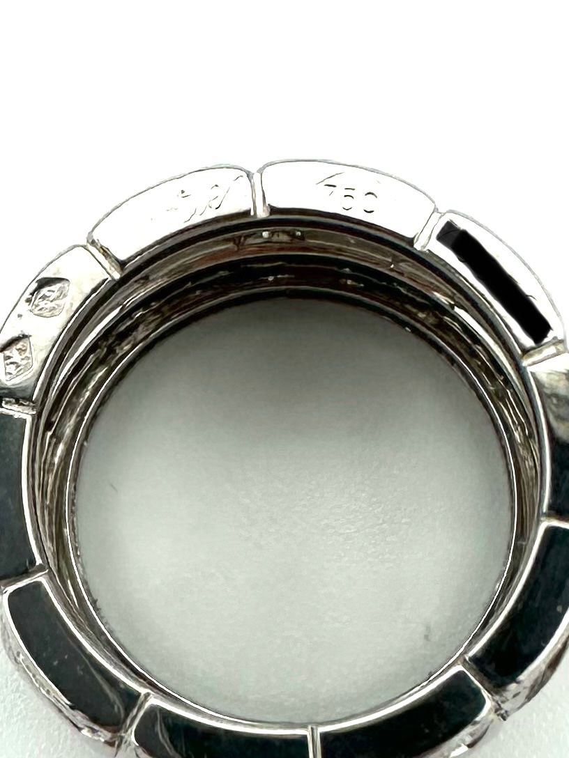 Cartier Anelli: CARTIER. Collection "Entrelacé", bague or blanc et diamants – Usato da Renens VD venduto da Diademe.sarl 6