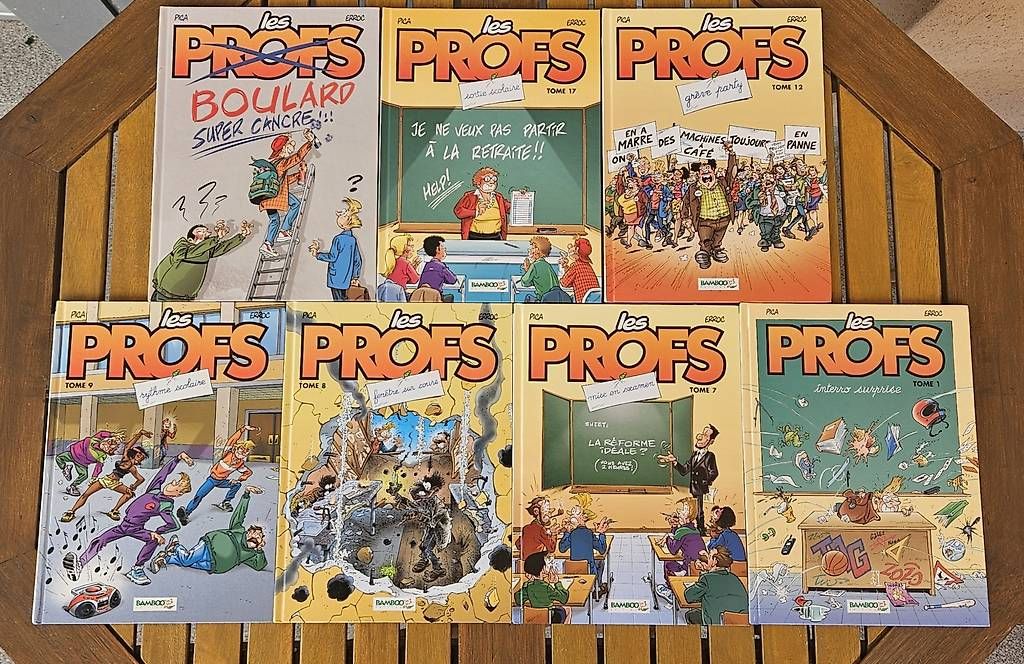 Fumetti: 7 BDs Les profs, en très bon état – Usato da Cheseaux-Lausanne venduto da fregate44