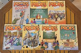 7 BDs Les profs, en très bon état