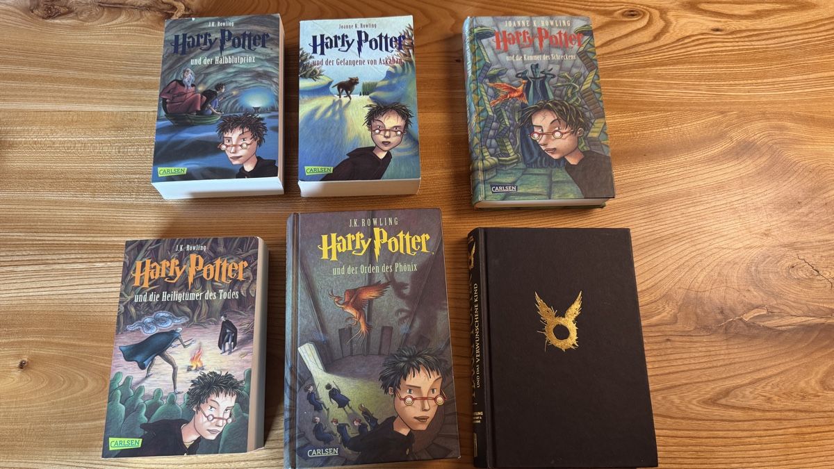 Libri: Harry Potter (2,3,5,6,7,8) – Usato da Schwarzenberg LU venduto da SelimR01