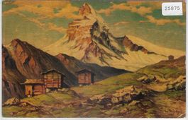 Zermatt - Matterhorn - Künstlerkarte