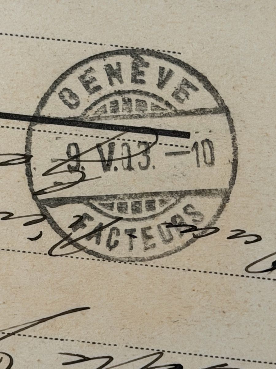 Cartoline postali: Carte postale tunnel du Simplon 1903 – Usato da Petit-Lancy venduto da Solcarm 6