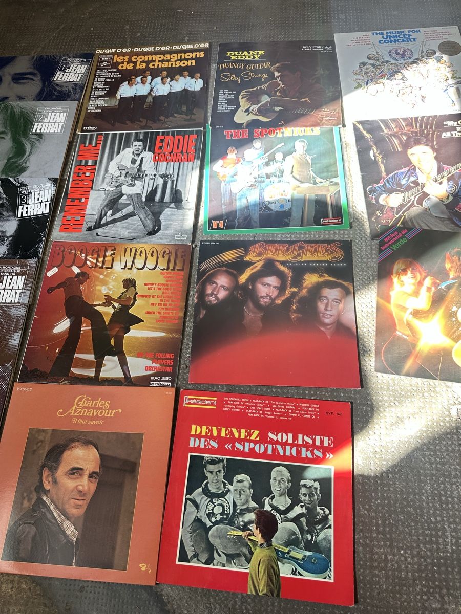 Dischi in vinile: Lot de 17 vinyles vintages – Usato da St-Imier venduto da Baptthegreat 1