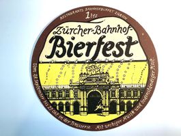 Werbung Bier Hürlimann Bierteller 30cm, 1.Bierfest, Zürich