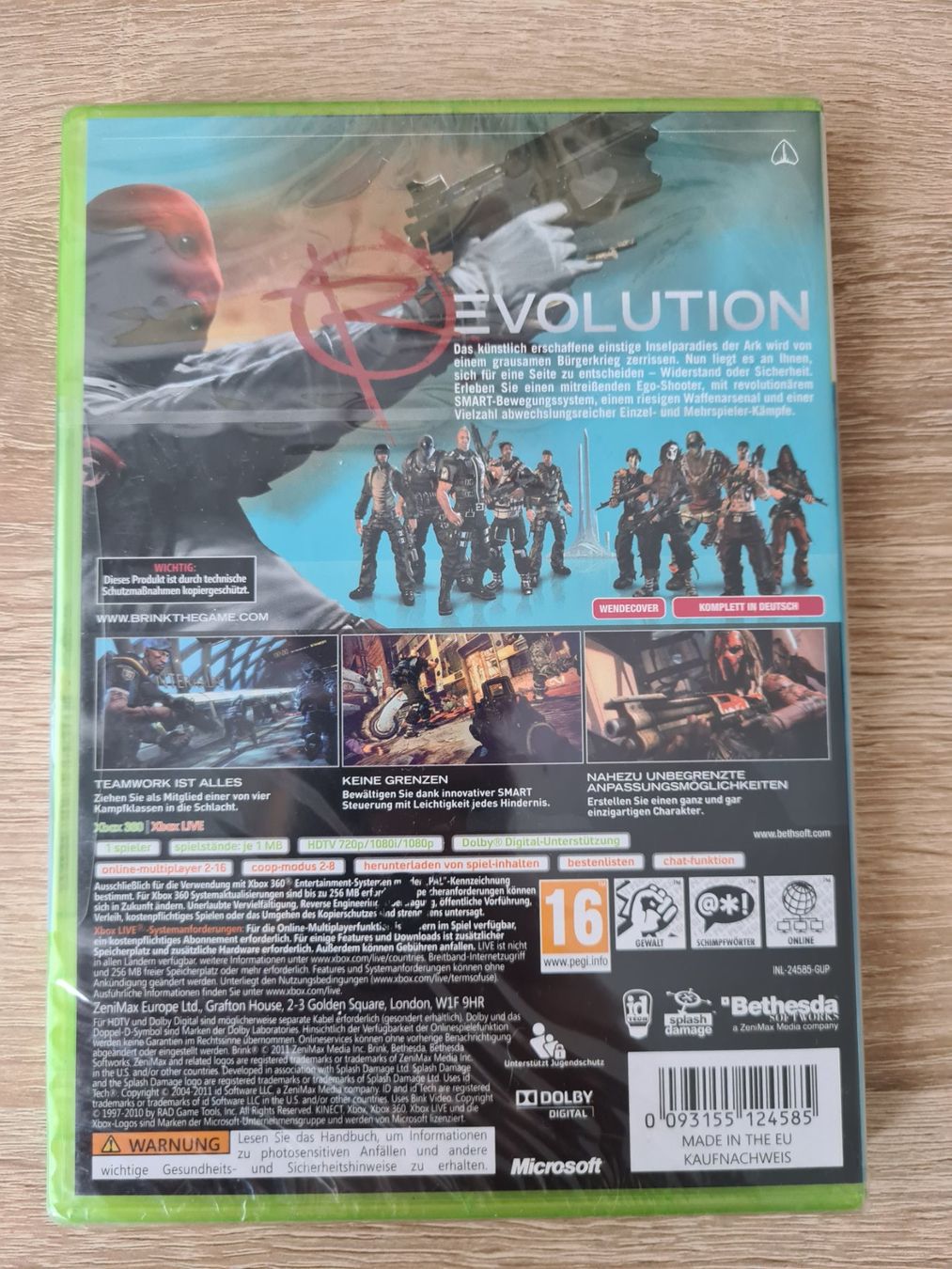 Giochi: Brink - Xbox 360 - NEW – Nuovo e nell'imballaggio originale da Carouge GE venduto da Gasco 1