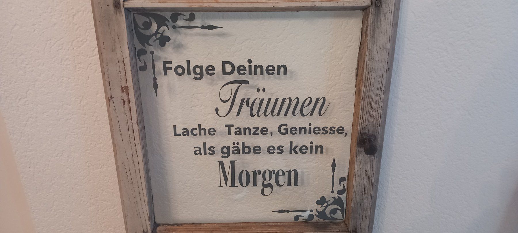 Tutte le decorazioni: Altes Fenster mit Spruch, tolles Deko Objekt – Usato da Buttwil venduto da K_und_K 3