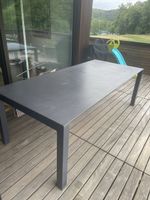 Gartentisch mit Stühlen Anthrazit Guter Zustand