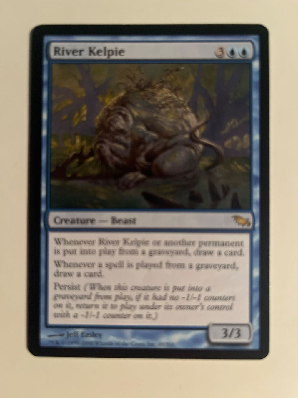Magic The Gathering Carte collezionabili: 1 x River Kelpie - Magic: The Gathering - MtG – Usato da Kriens venduto da Shadi1980