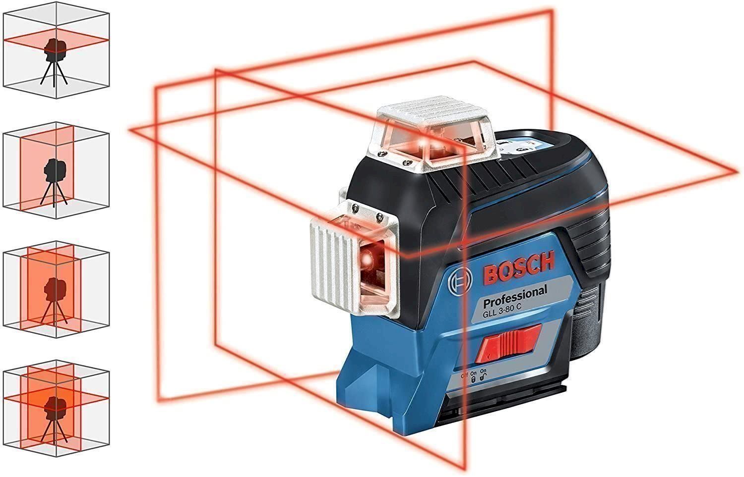 Bosch Misurare: Bosch Linienlaser GLL 3-80 C Pro – Nuovo e nell'imballaggio originale da Bottighofen venduto da zaap 4