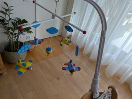 Holz Mobile Flugzeuge Wolken - Babyzimmer Dekoration!