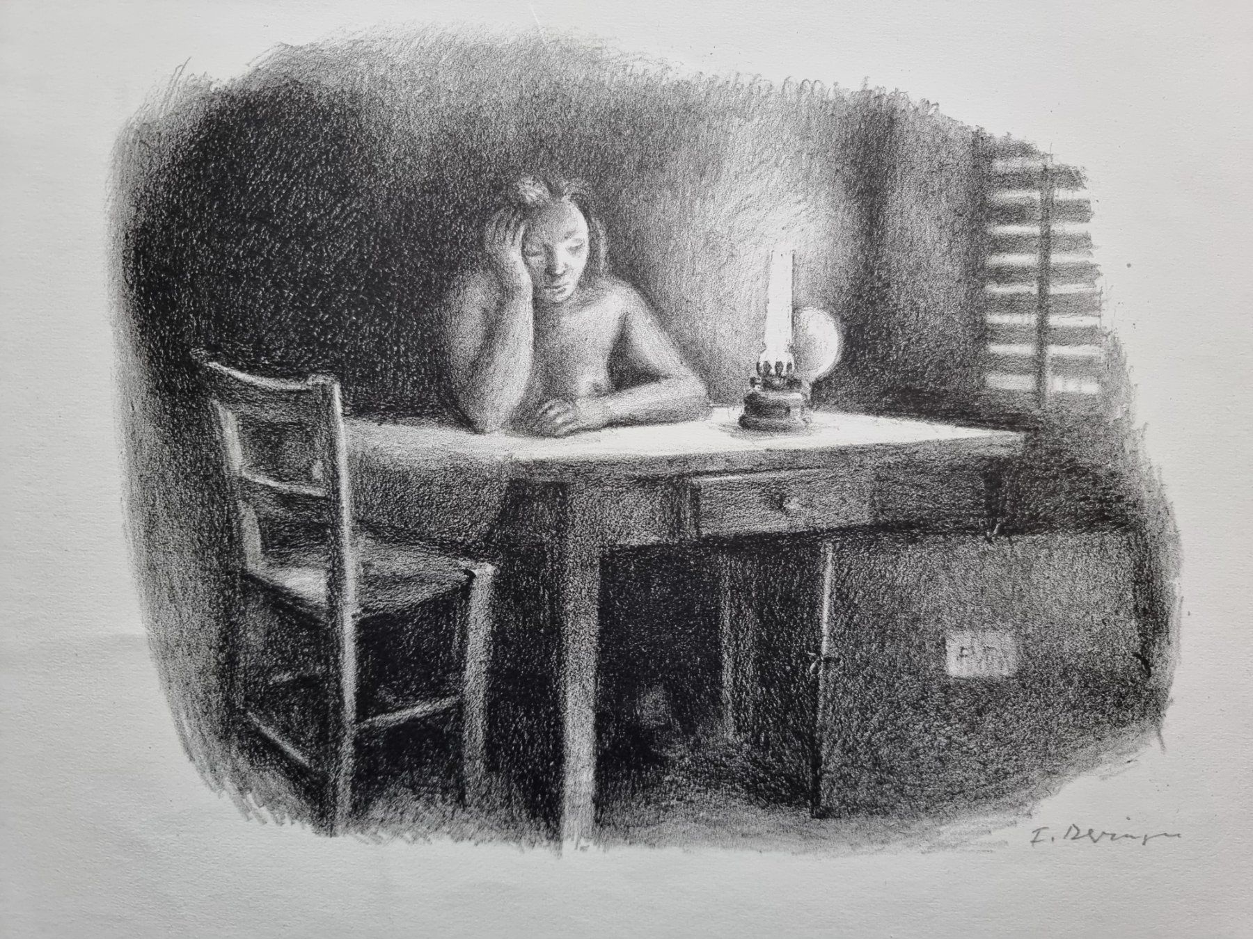 Grafica & Litografie: Fritz DERINGER 1903-1951 Lithographie handsigniert – Usato da Gersau venduto da grafik-kunst