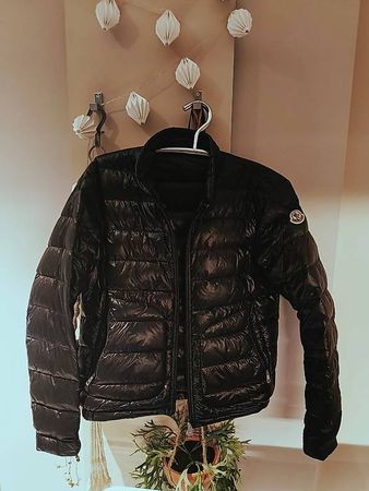 Original MONCLER Longue Saison Daunenjacke Schwarz  TOP