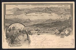 Litho Meldegg, Gasthaus zur Meldegg, Bes